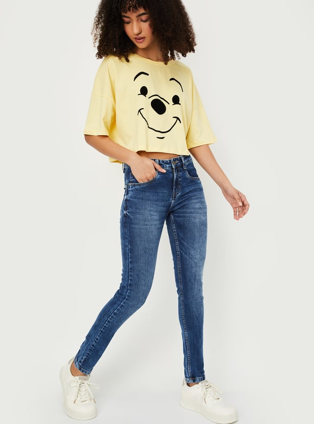Women Skinny Fit Push-Up Jeans