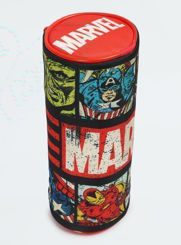 Kids Marvel Print Pencil Pouch