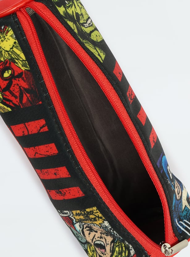 Kids Marvel Print Pencil Pouch