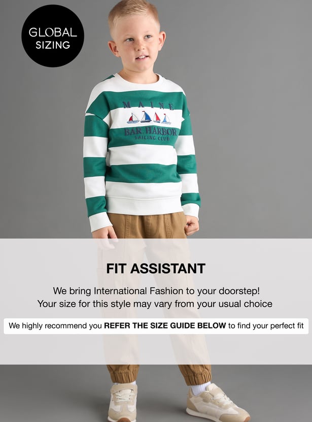 Boys Striped Sweatshirt