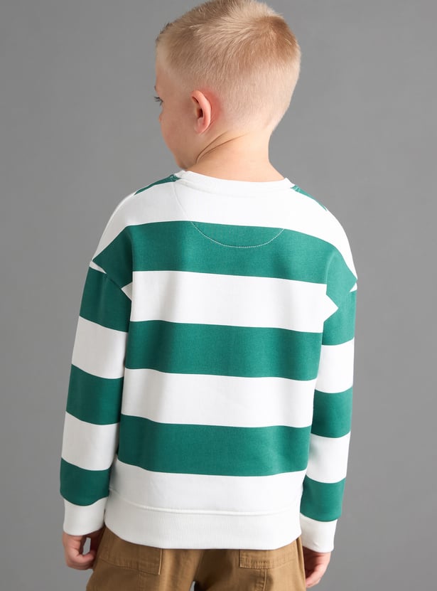 Boys Striped Sweatshirt