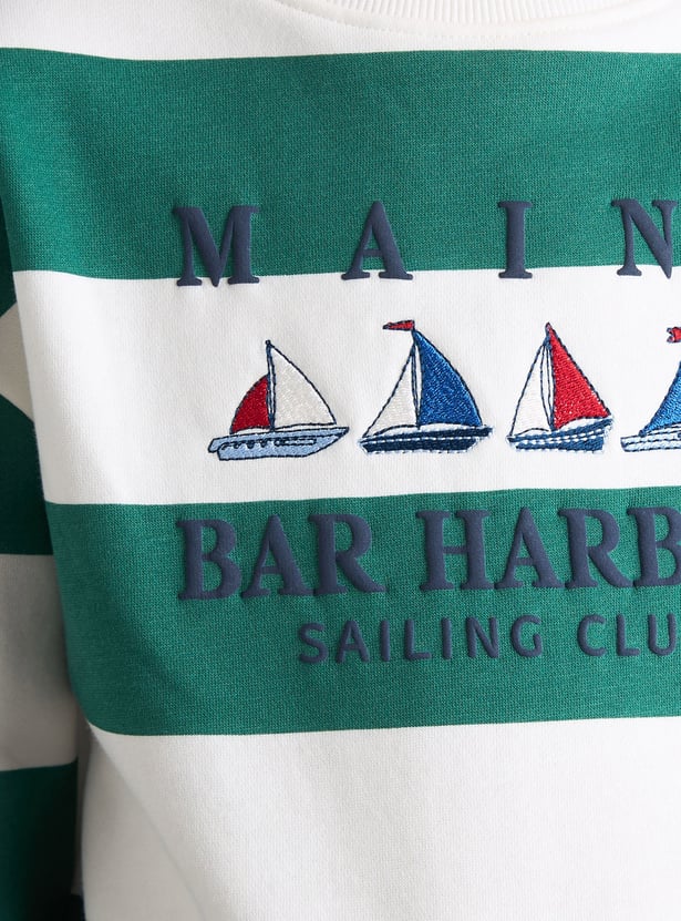 Boys Striped Sweatshirt