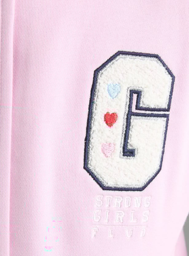 Boys Applique Varsity Jacket