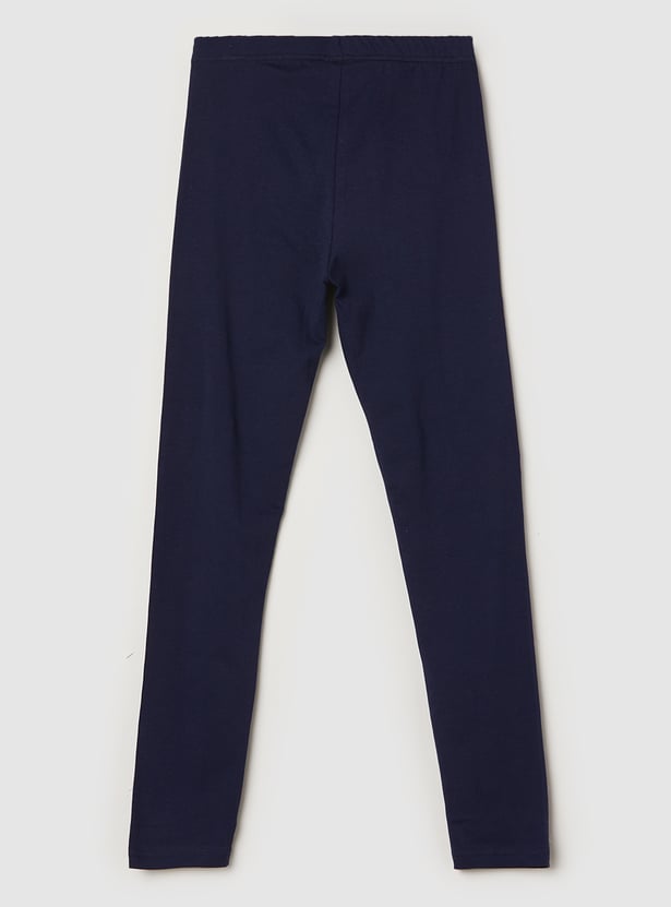 Girls Solid Leggings