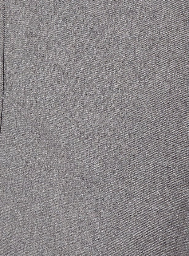 URB_N Women Solid Wide-leg Belted Trousers