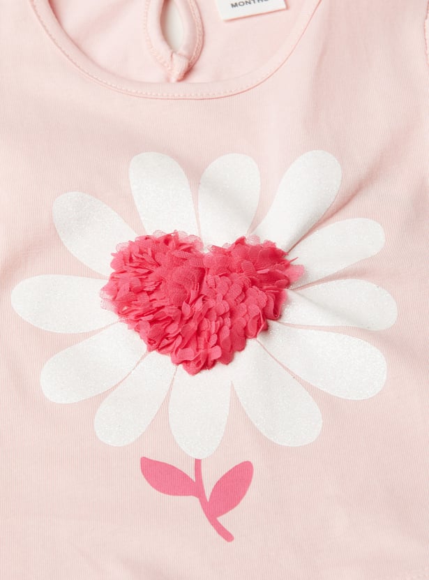 Girls Printed Skirt Set