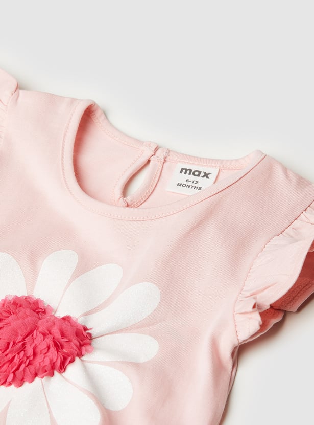 Girls Printed Skirt Set