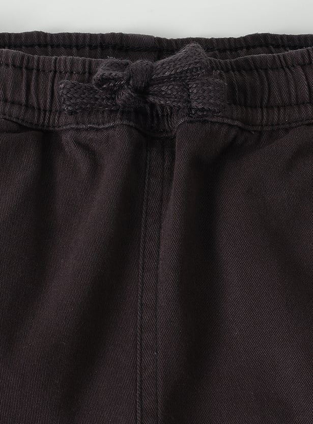 Boys Textured Cargo Jorts