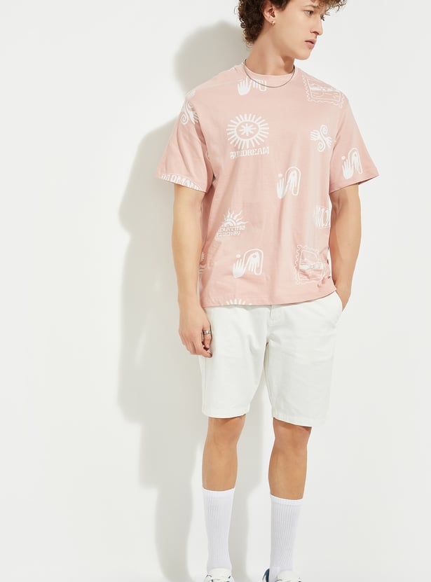 Buy URB_N Men Printed T-shirt Online at just Rs. 399.0