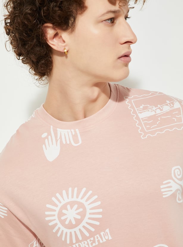 Printed Knit Tee [ G10TS024 ] Myne / マイン Printed Knit Tee [ G10TS024 ] Myne / マイン | メンズ OTHER BRAND