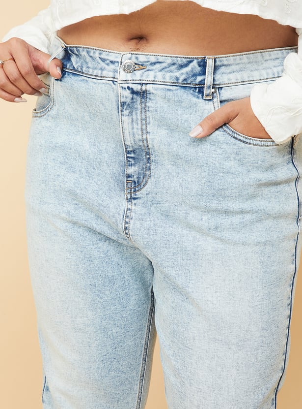 Women Washed Skinny Fit Jeans