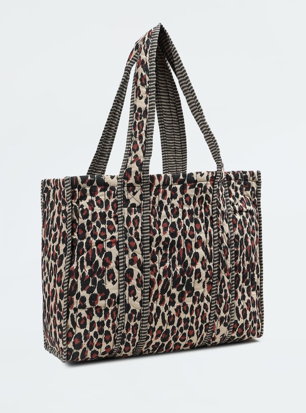 Women Leopard Print Tote Bag