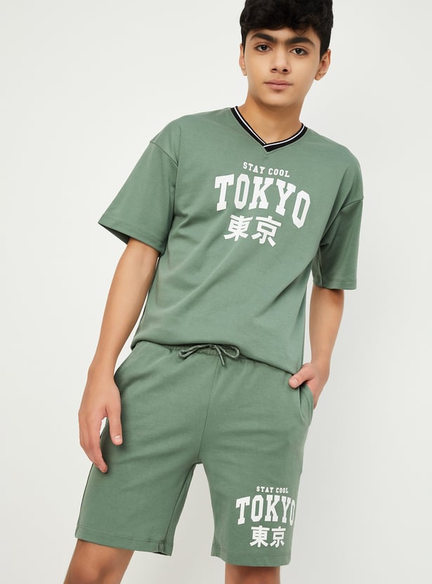 Buy Boys Printed Shorts Set Online at just Rs. 999.0