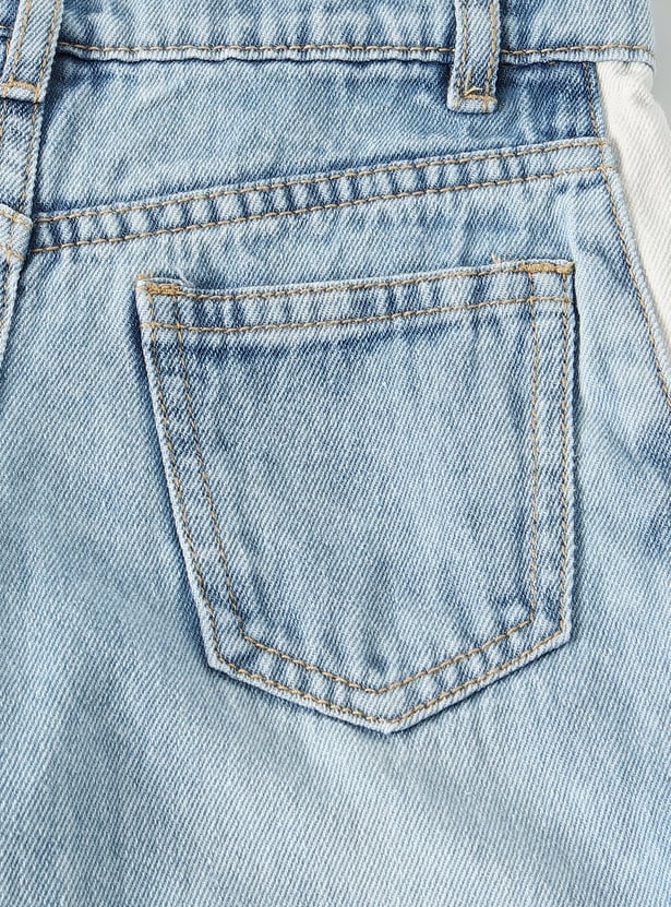 Boys Distressed Denim Shorts