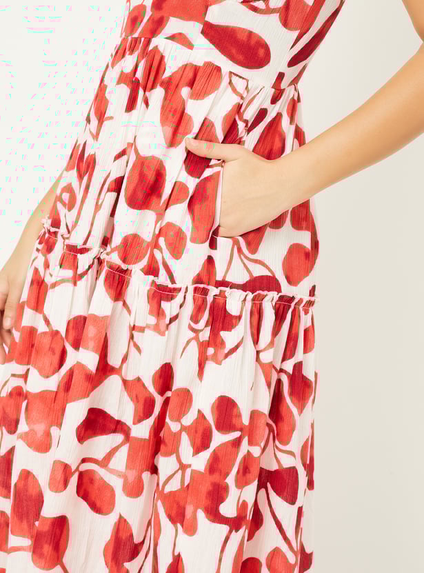 Kalki x Max Women Printed Tiered Dress