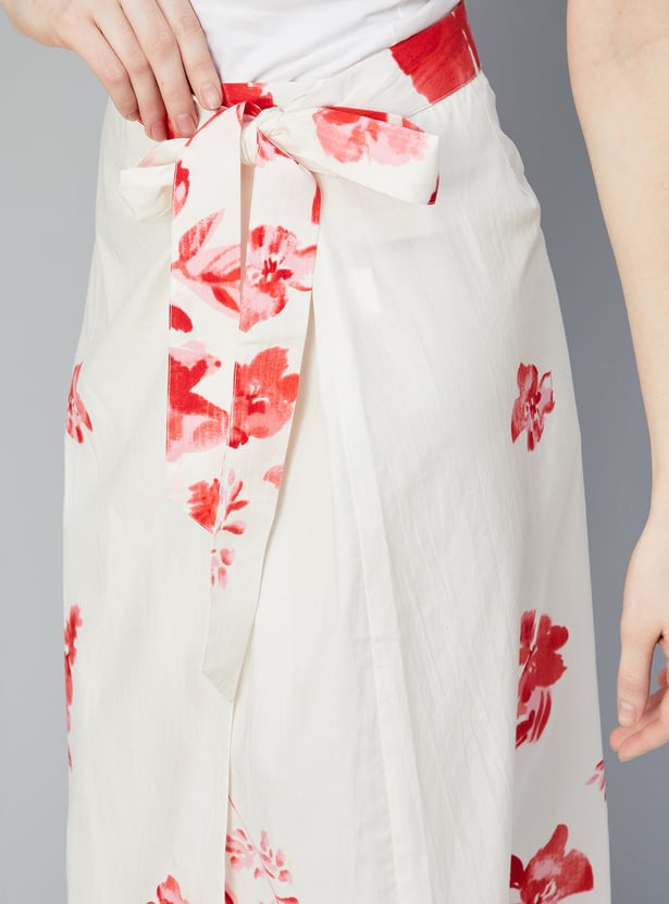Kalki x Max Women Printed Wrap Skirt