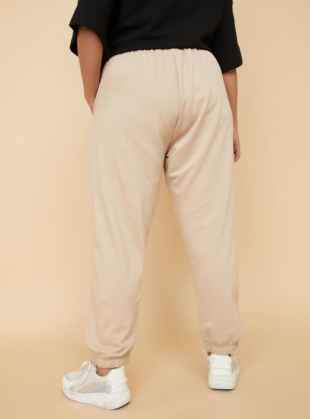 Women Solid Athleisure Joggers