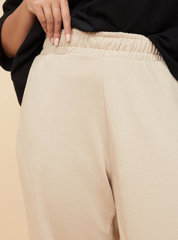 Women Solid Athleisure Joggers