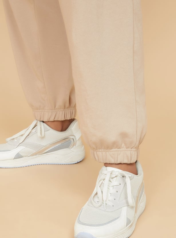 Women Solid Athleisure Joggers