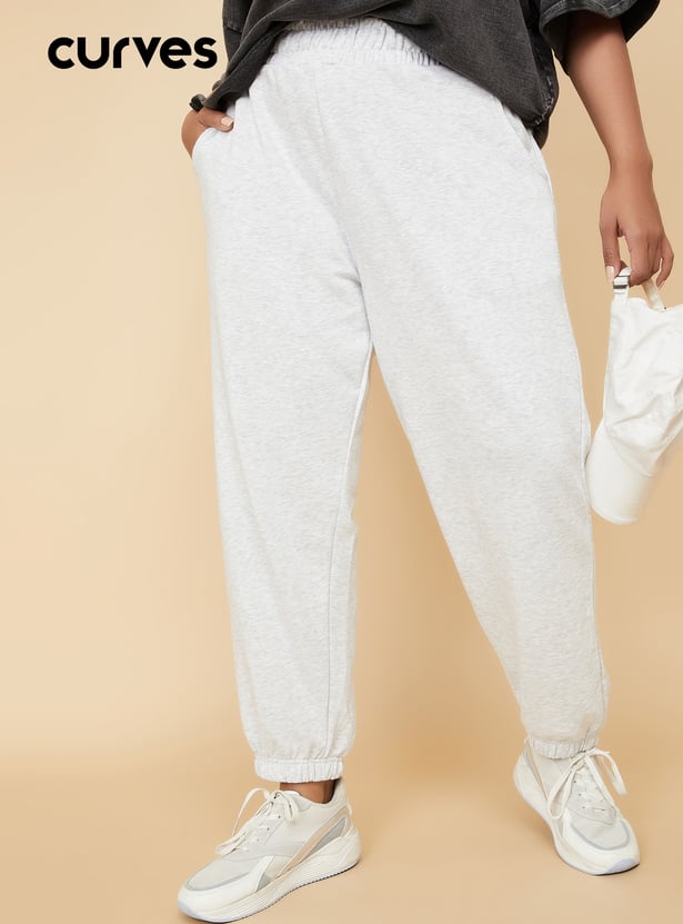 Women Solid Athleisure Joggers
