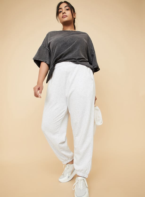 Women Solid Athleisure Joggers