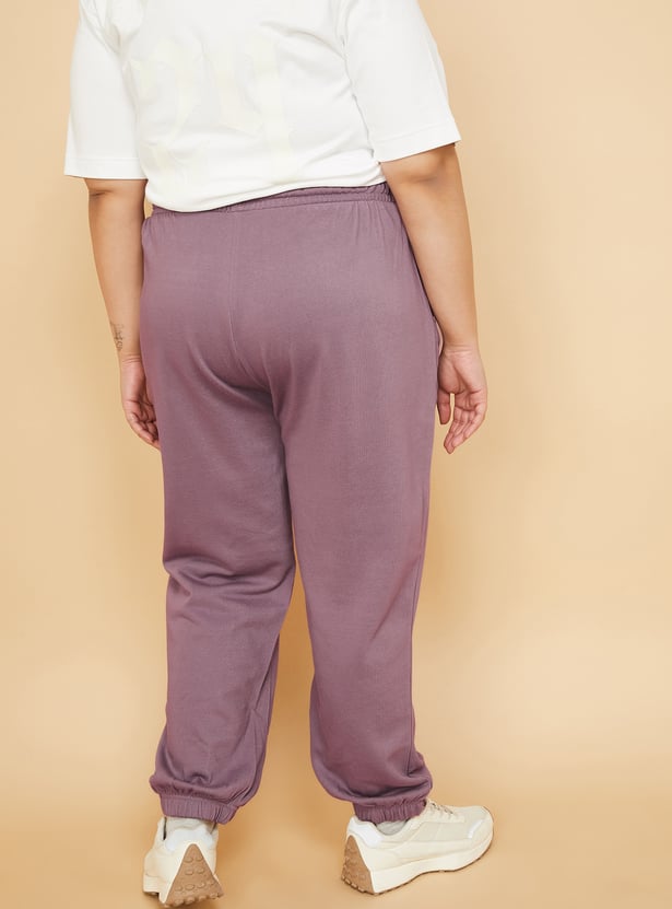 Women Solid Athleisure Joggers