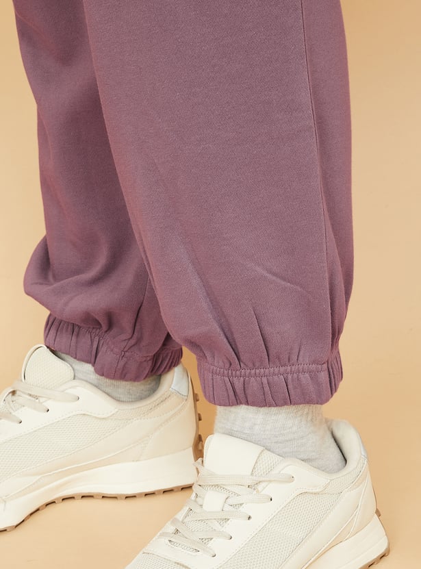 Women Solid Athleisure Joggers