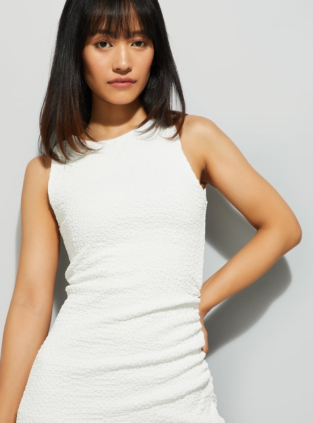 URB_N Women Textured Bodycon Dress