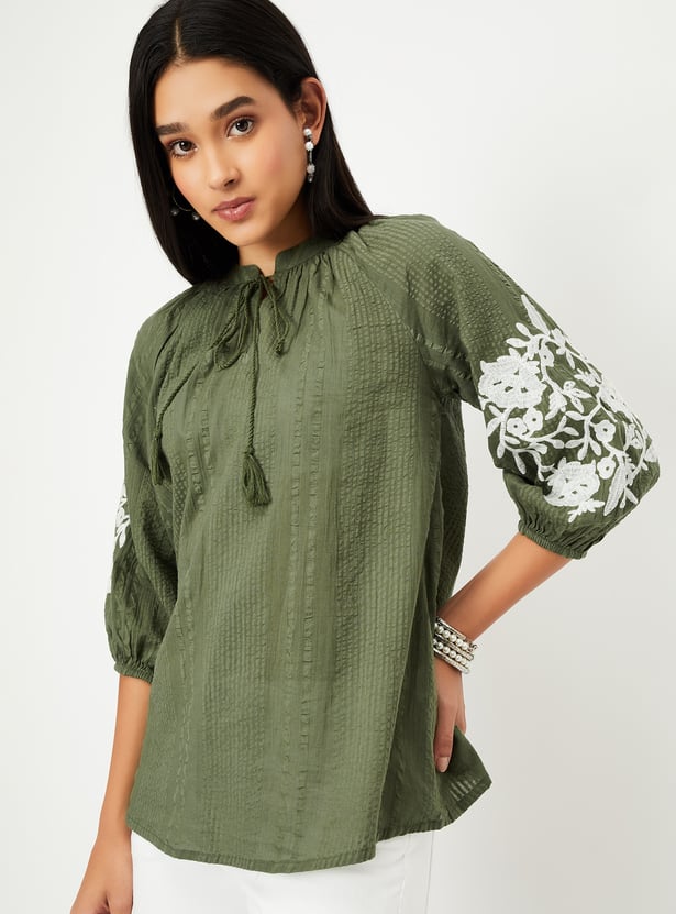 Kalki x Max Women Embroidered Tunic