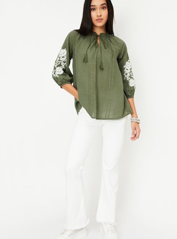 Kalki x Max Women Embroidered Tunic