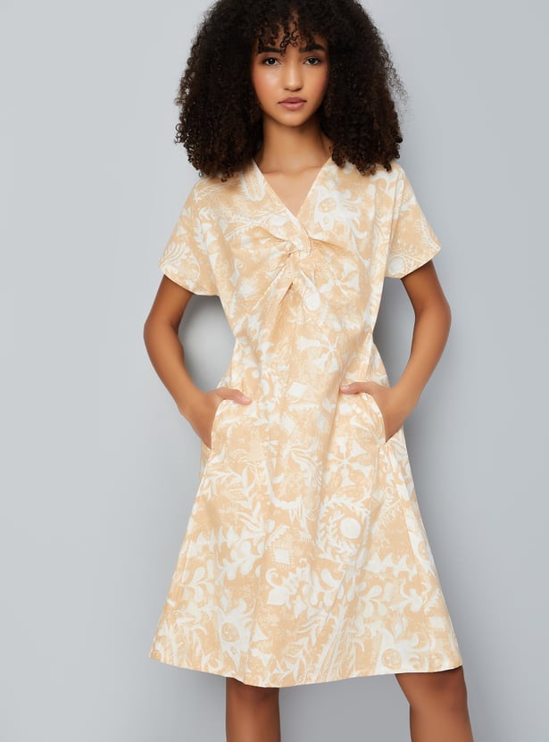 Kalki x Max Women Printed A-line Dress
