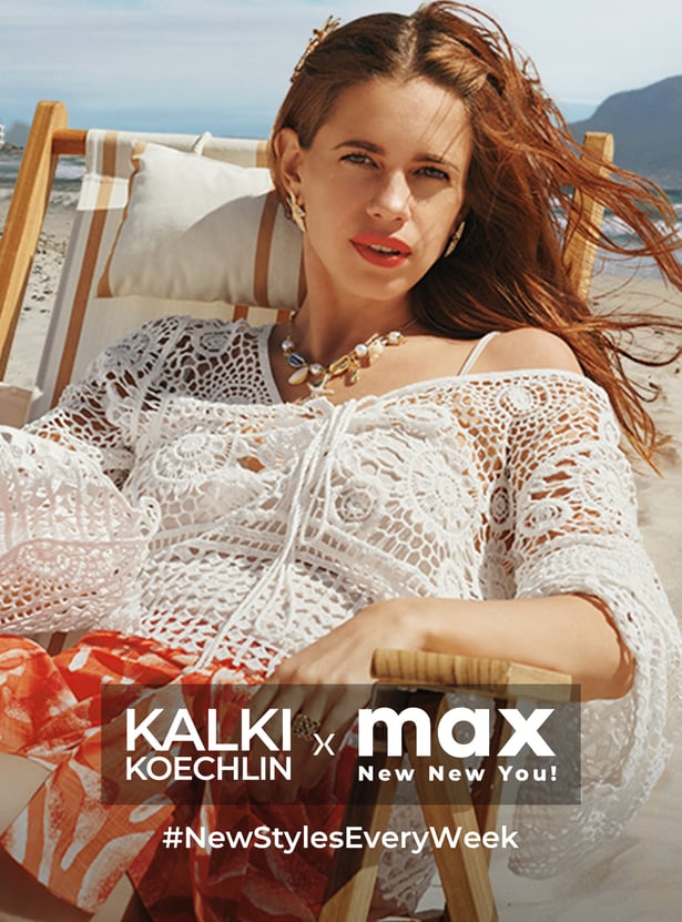 Kalki x Max Women Printed Tie-up Skirt
