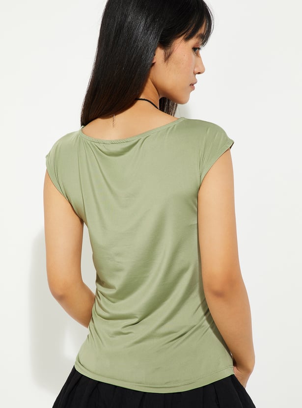 URB_N Solid Cinched Sides Top