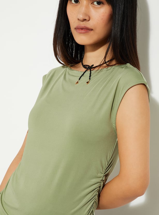 URB_N Solid Cinched Sides Top
