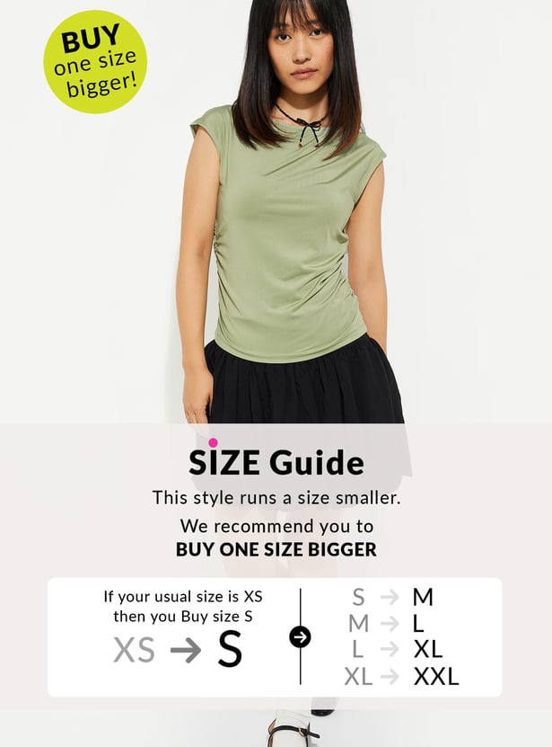 URB_N Solid Cinched Sides Top