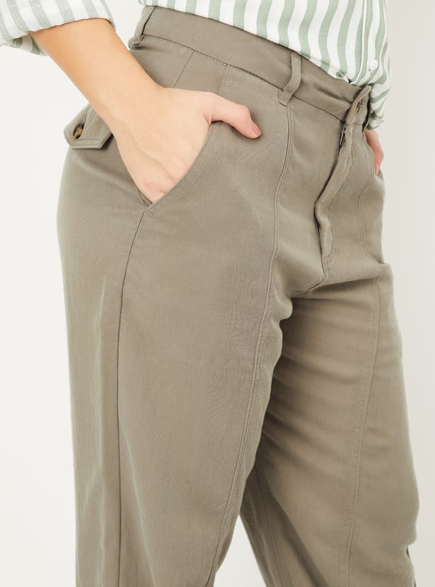 Women Textured Joggers