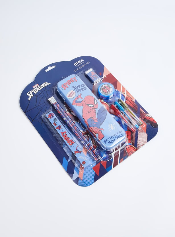 Spider Man Print Loose Pocket Loose Blanket Hoodie