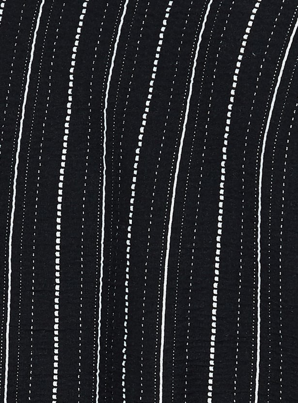 URB_N Men Striped Relaxed Fit Resort Shirt