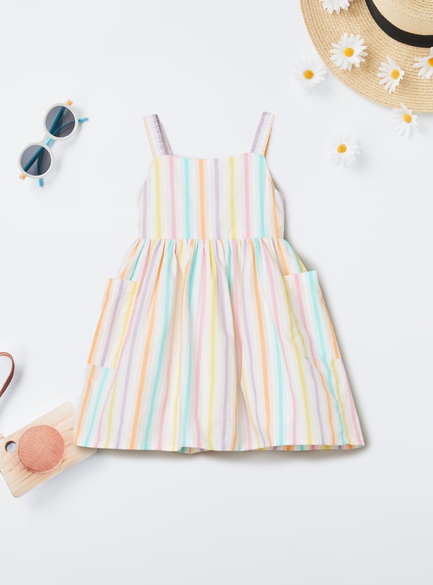 Girls Striped Dress
