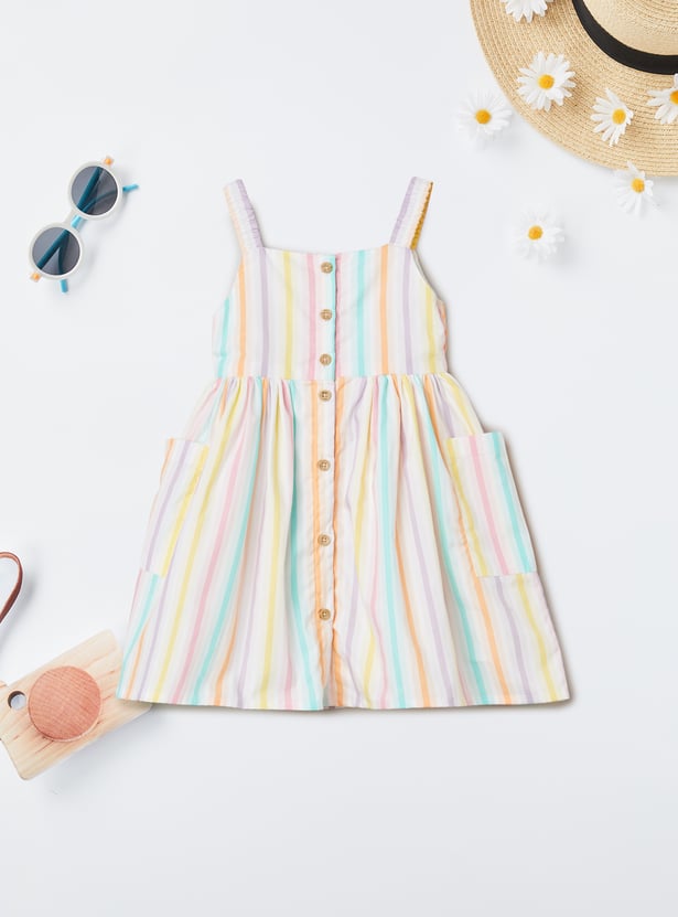 Girls Striped Dress