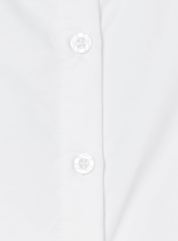 Girls Floral Print Fit and Flare Dress