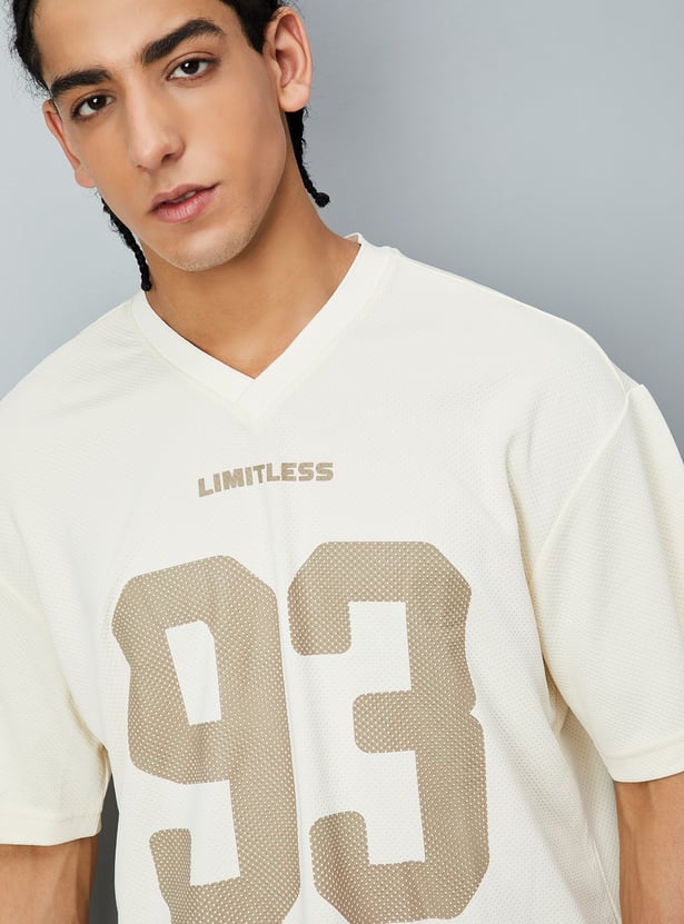 Men Printed Oversized T-shirt