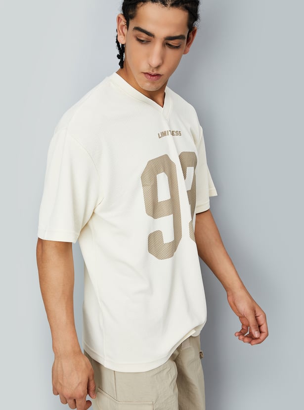 Men Printed Oversized T-shirt