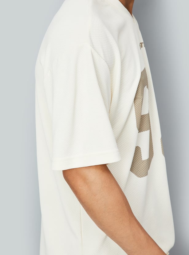 Men Printed Oversized T-shirt