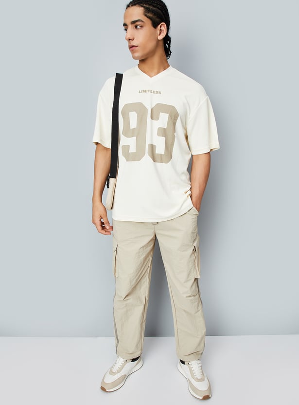 Men Printed Oversized T-shirt
