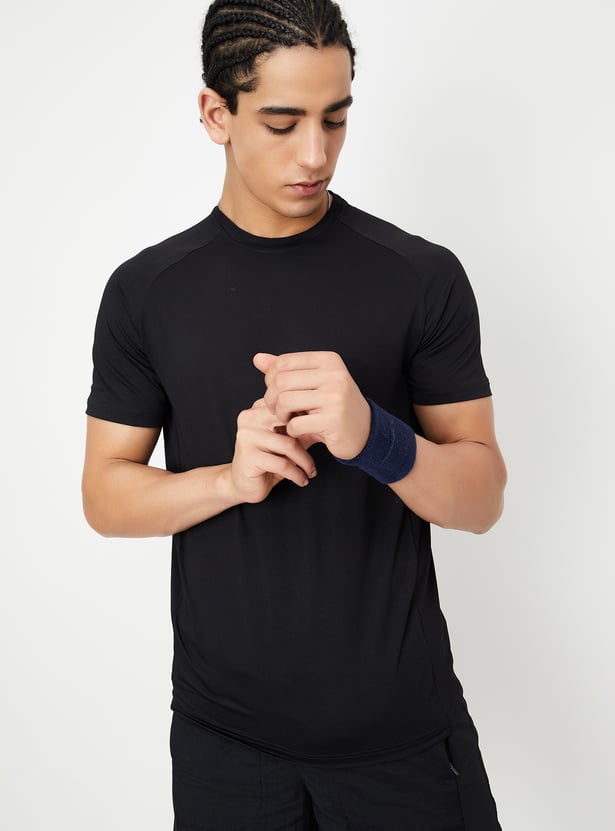 Men Solid Sports T-shirt