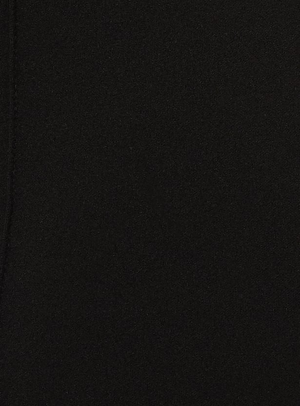 Women Solid Wide-Leg Trousers