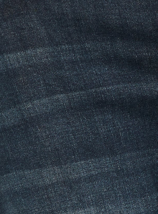 Men Washed Skinny Fit Jeans