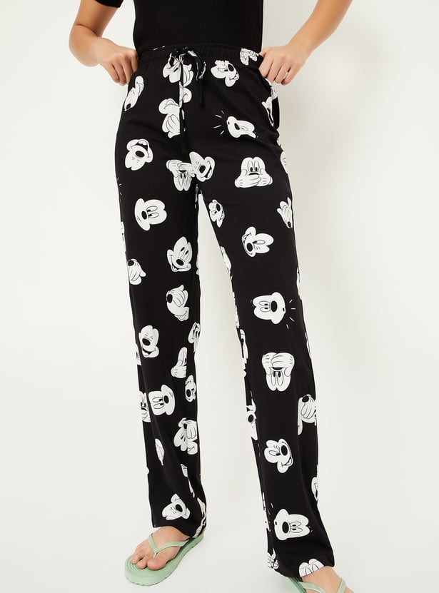 Women Mickey Printed Pyjamas