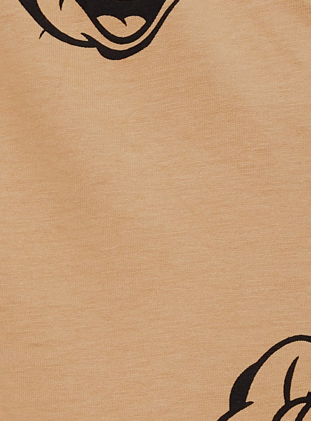 Women Mickey Printed Capris